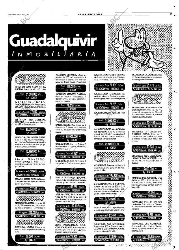 ABC SEVILLA 01-08-2001 página 73