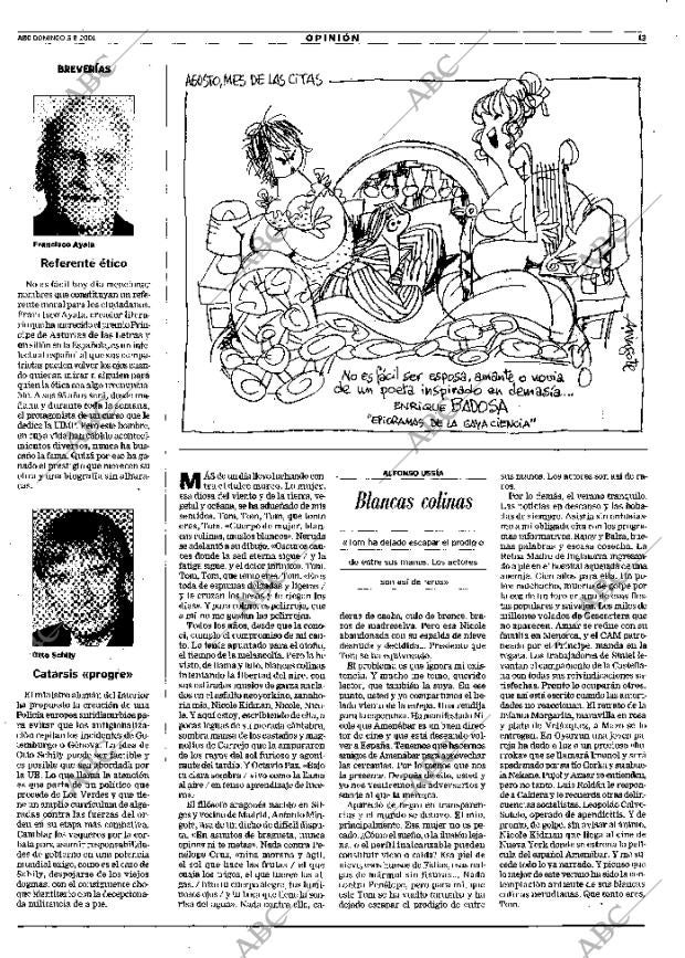 ABC MADRID 05-08-2001 página 13