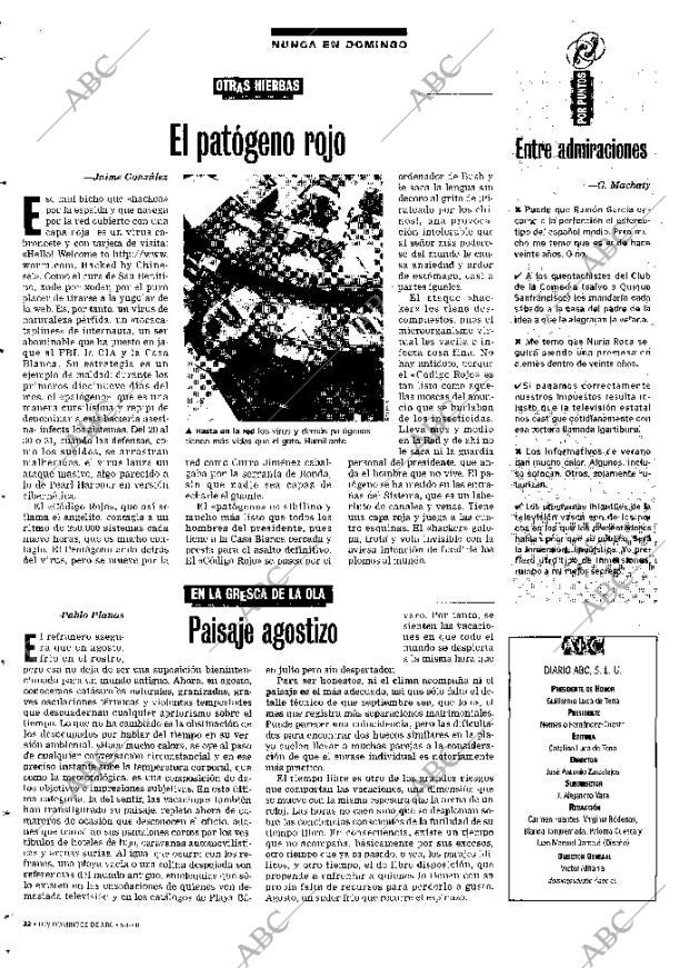 ABC MADRID 05-08-2001 página 138