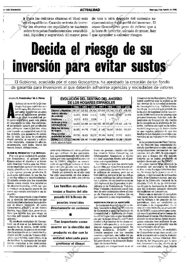 ABC MADRID 05-08-2001 página 144