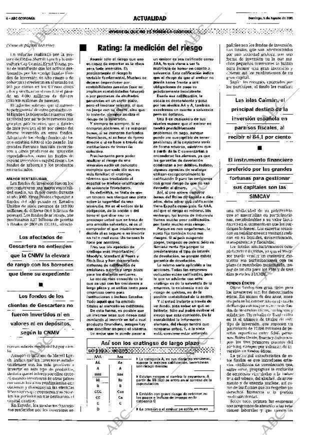 ABC MADRID 05-08-2001 página 146