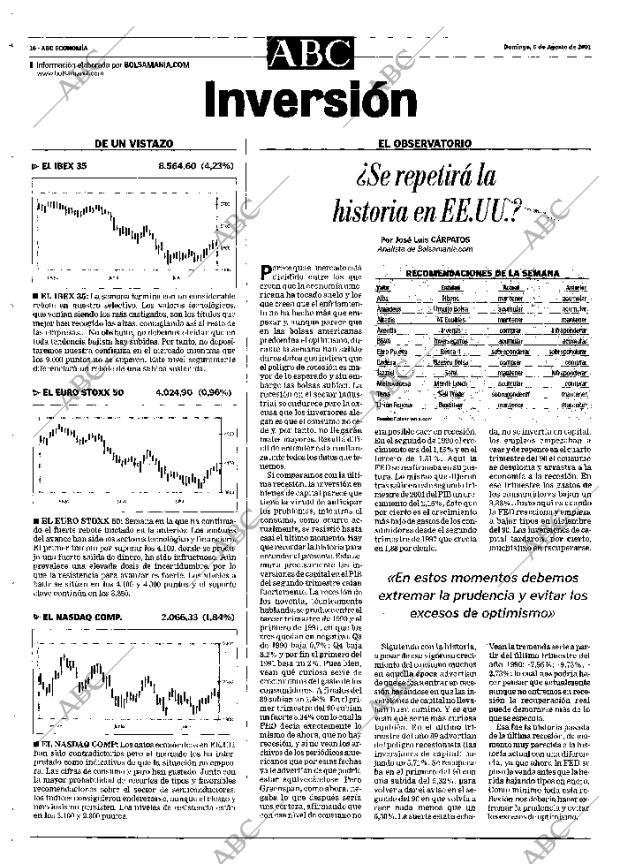 ABC MADRID 05-08-2001 página 156