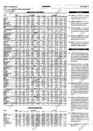 ABC MADRID 05-08-2001 página 161