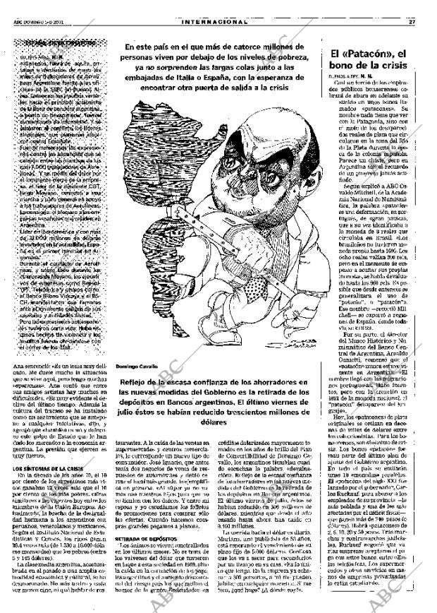 ABC MADRID 05-08-2001 página 27