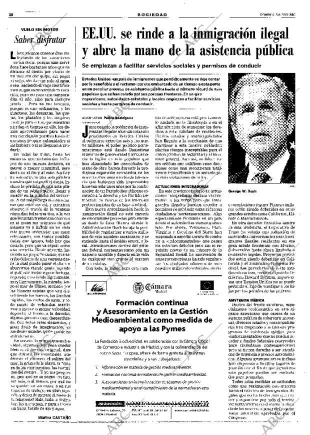 ABC MADRID 05-08-2001 página 38