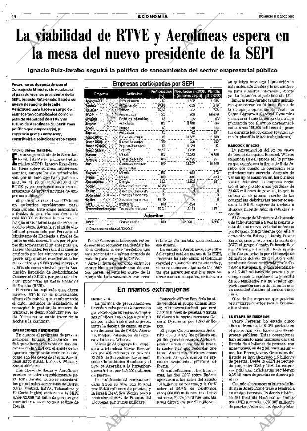 ABC MADRID 05-08-2001 página 44