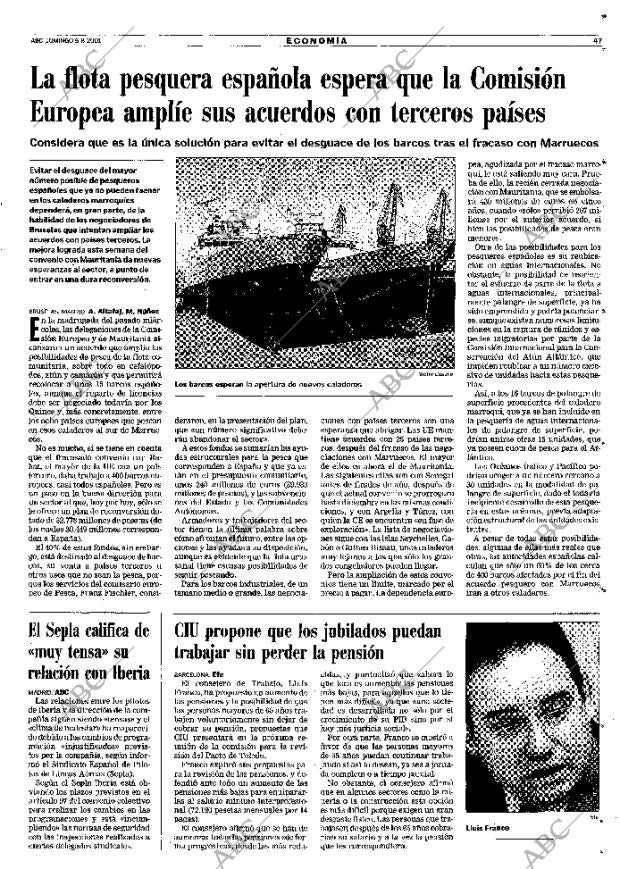 ABC MADRID 05-08-2001 página 47