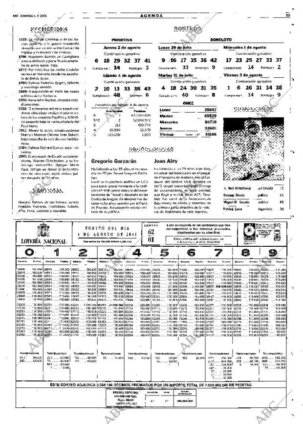 ABC MADRID 05-08-2001 página 55