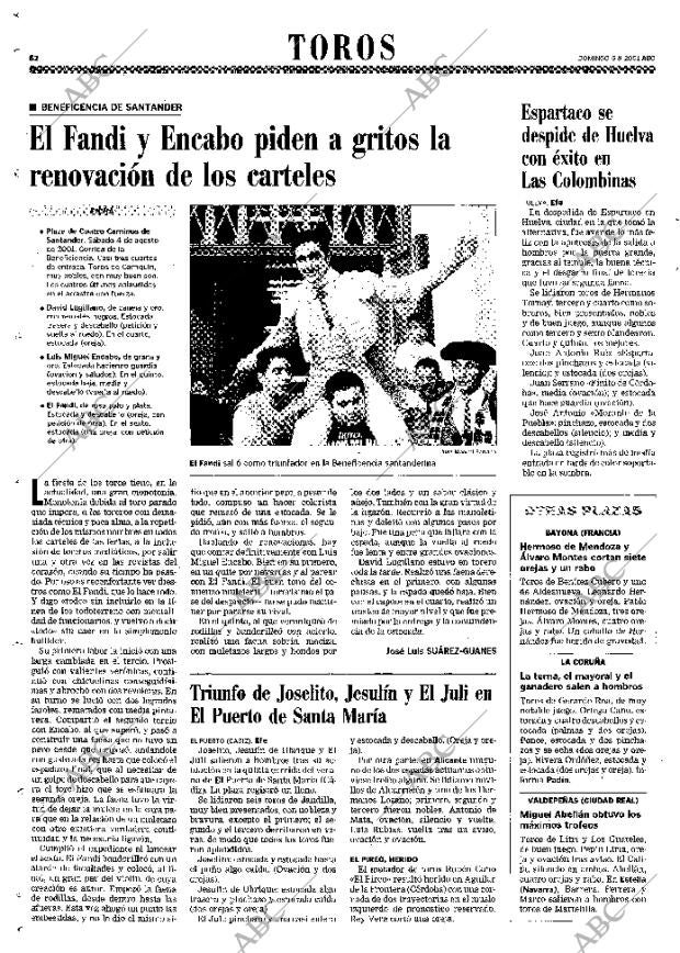 ABC MADRID 05-08-2001 página 62