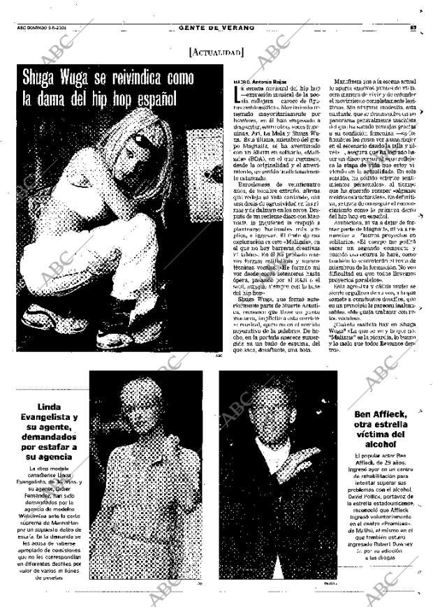 ABC MADRID 05-08-2001 página 65