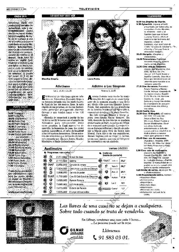 ABC MADRID 05-08-2001 página 77