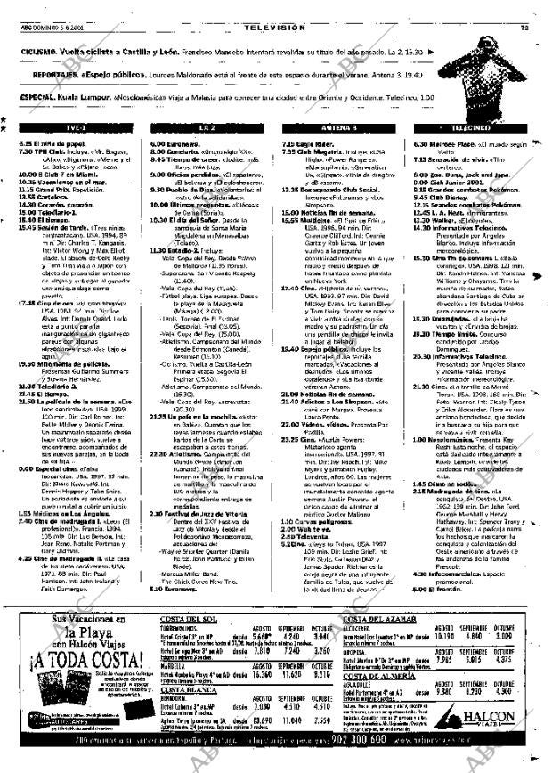 ABC MADRID 05-08-2001 página 79