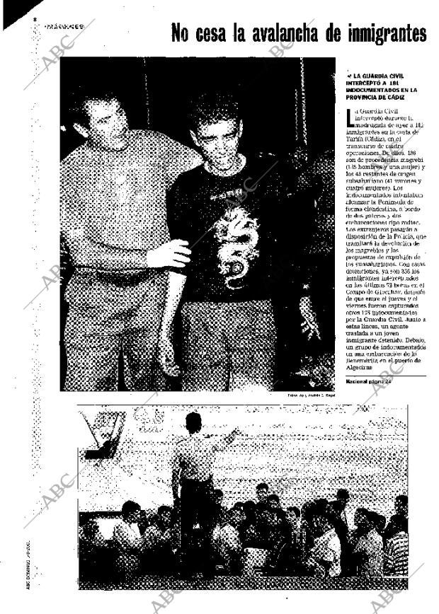 ABC MADRID 05-08-2001 página 8