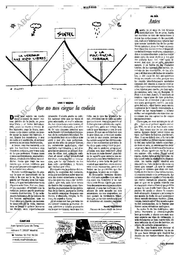 ABC MADRID 05-08-2001 página 82