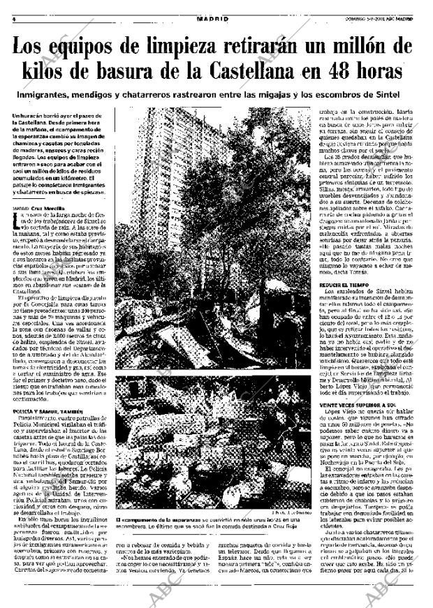 ABC MADRID 05-08-2001 página 84