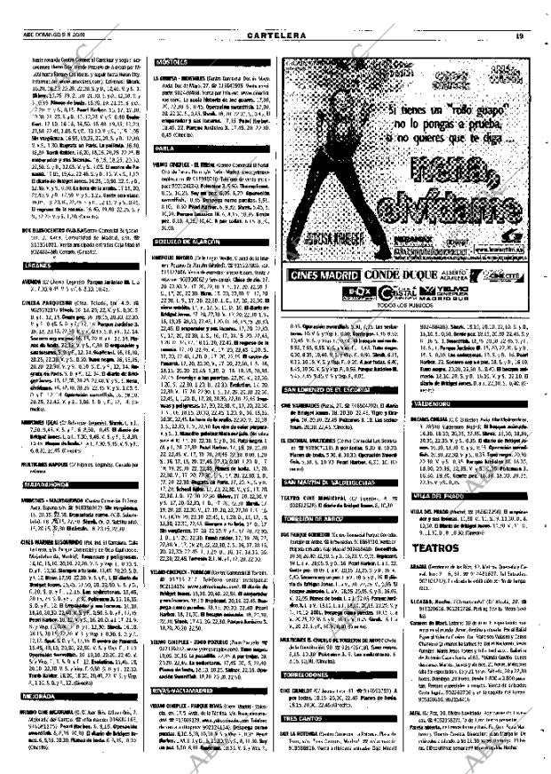 ABC MADRID 05-08-2001 página 99