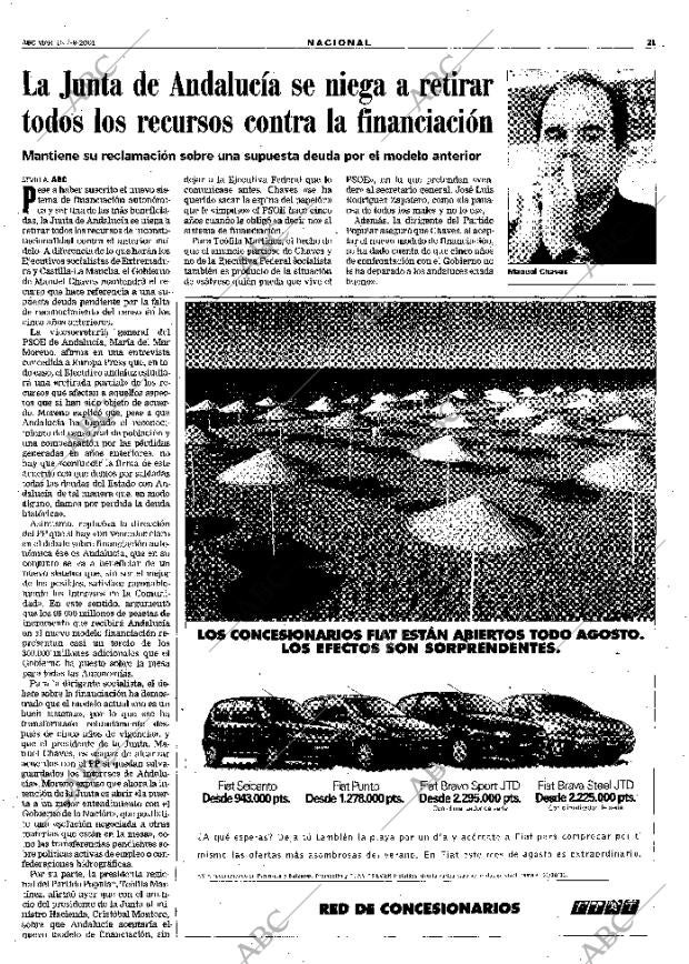 ABC MADRID 07-08-2001 página 21