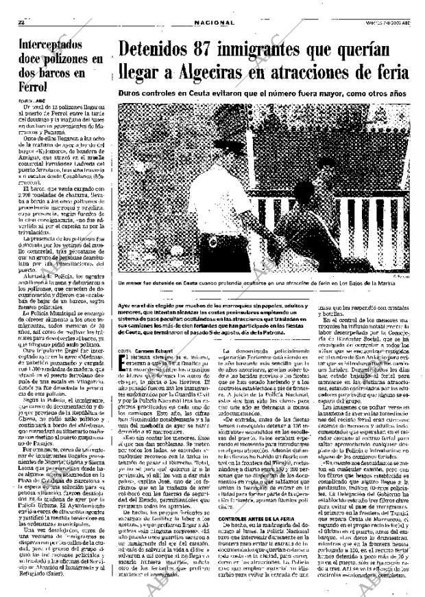 ABC MADRID 07-08-2001 página 22