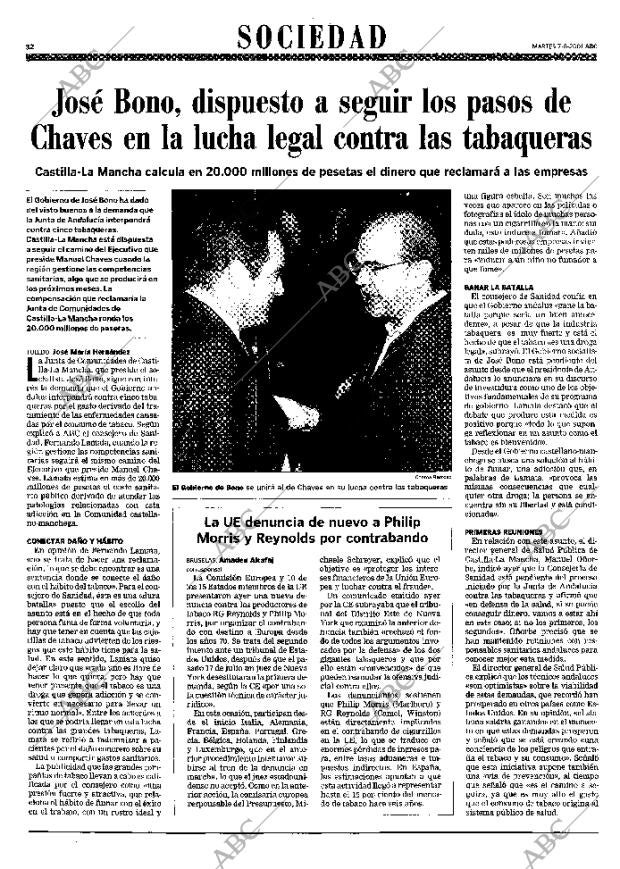 ABC MADRID 07-08-2001 página 32