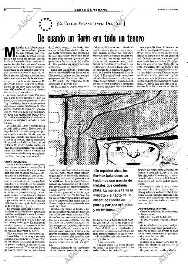 ABC MADRID 07-08-2001 página 74