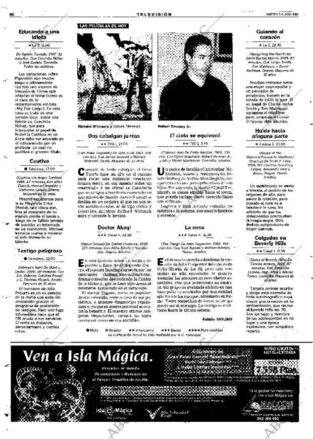 ABC MADRID 07-08-2001 página 80