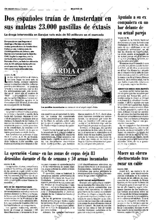 ABC MADRID 07-08-2001 página 89