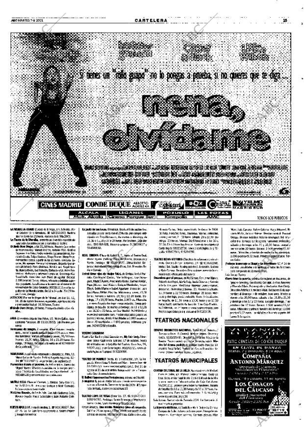 ABC MADRID 07-08-2001 página 99