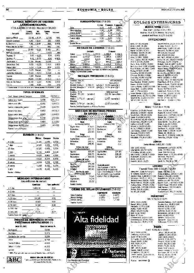 ABC MADRID 08-08-2001 página 50