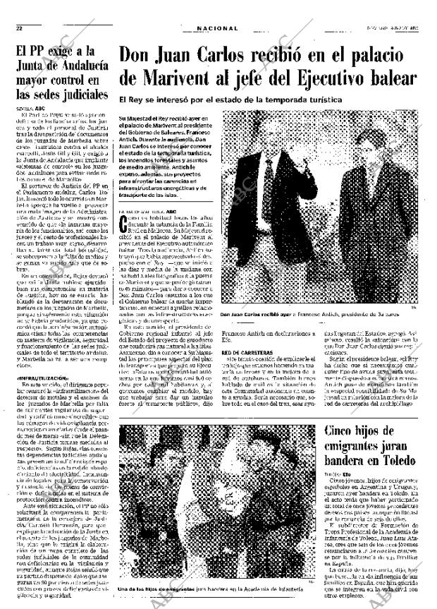 ABC SEVILLA 19-08-2001 página 22