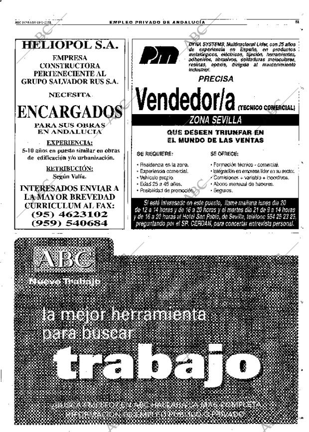 ABC SEVILLA 19-08-2001 página 51