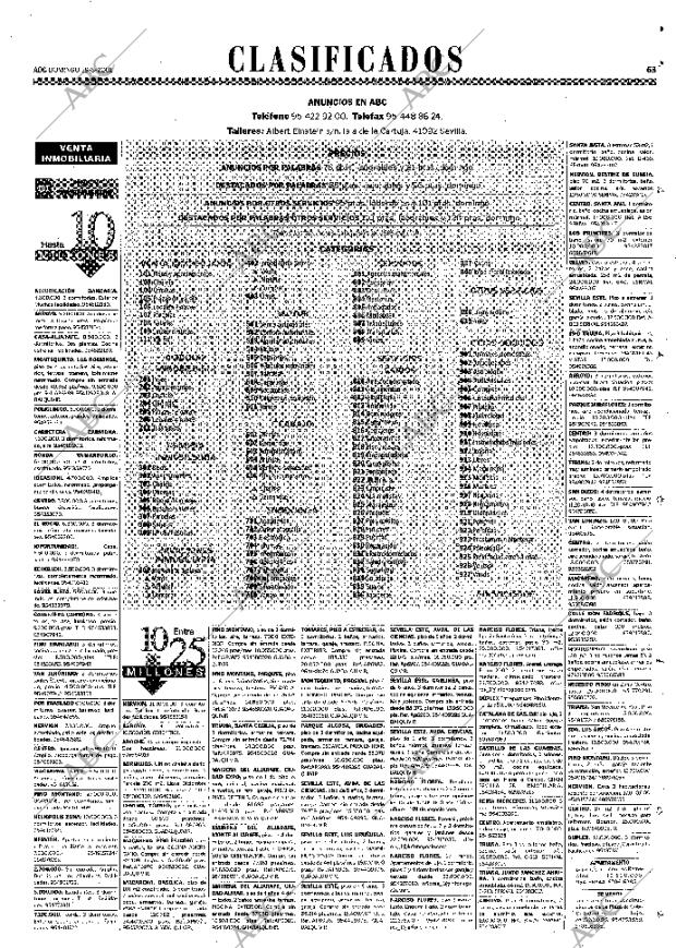 ABC SEVILLA 19-08-2001 página 63