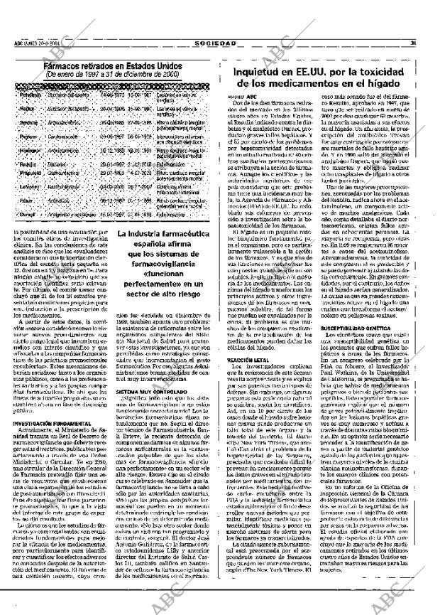 ABC MADRID 20-08-2001 página 31