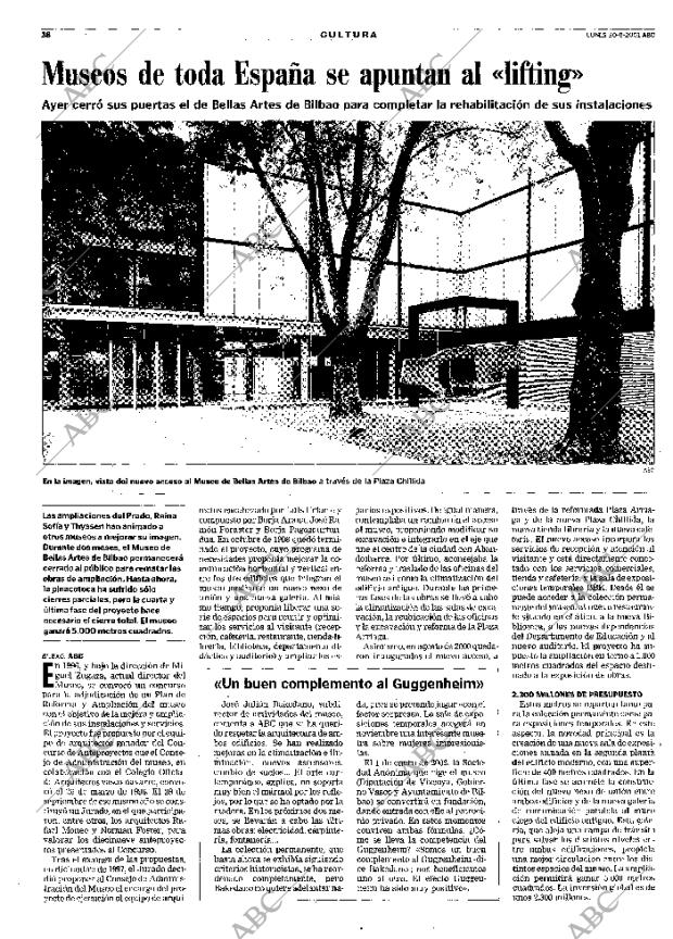 ABC MADRID 20-08-2001 página 38