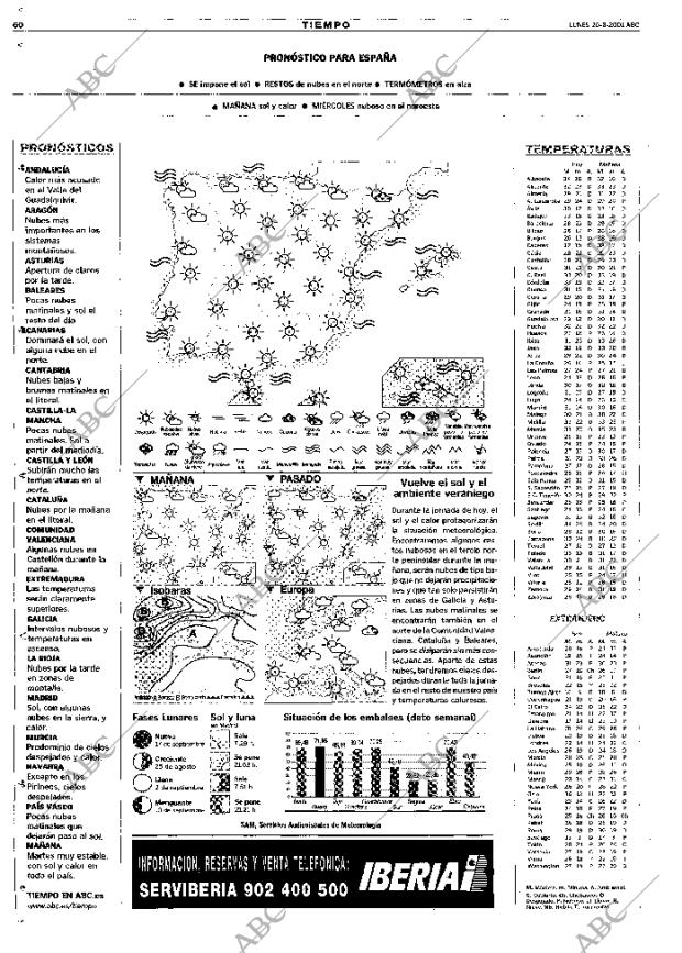 ABC MADRID 20-08-2001 página 60
