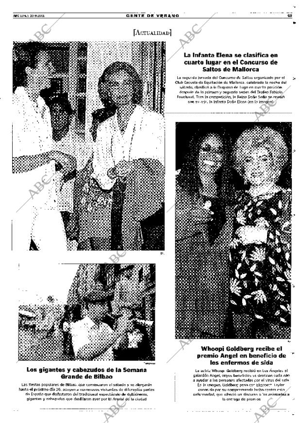 ABC MADRID 20-08-2001 página 69