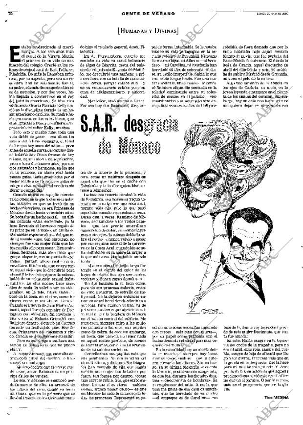 ABC MADRID 20-08-2001 página 76