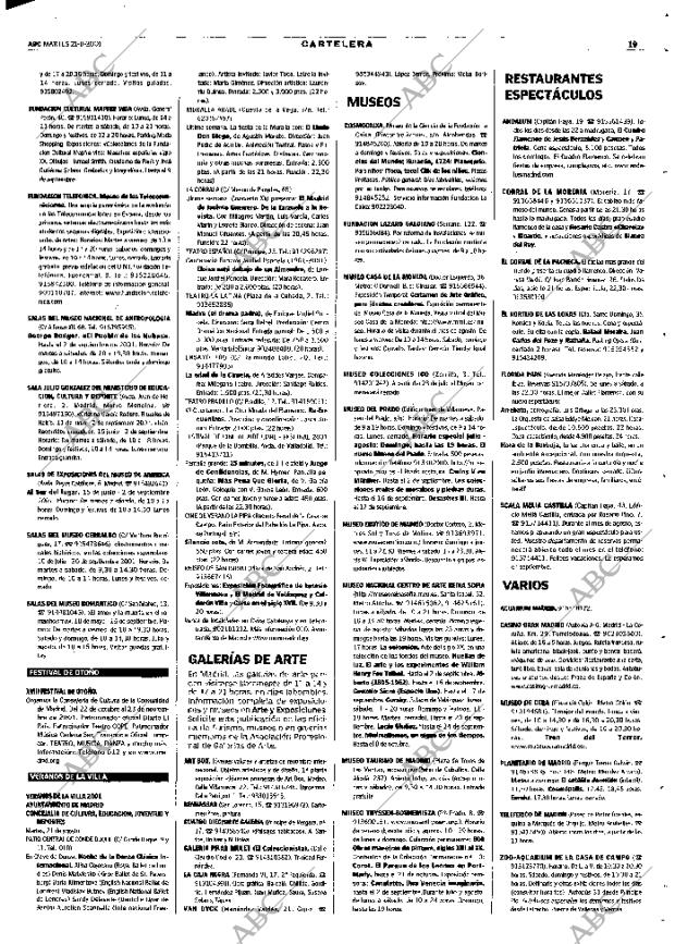 ABC MADRID 21-08-2001 página 103