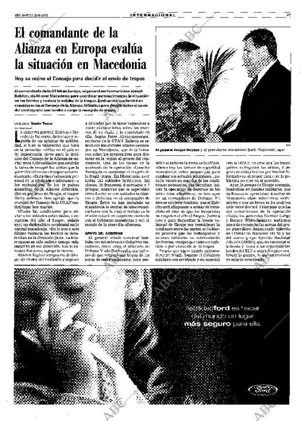 ABC MADRID 21-08-2001 página 27