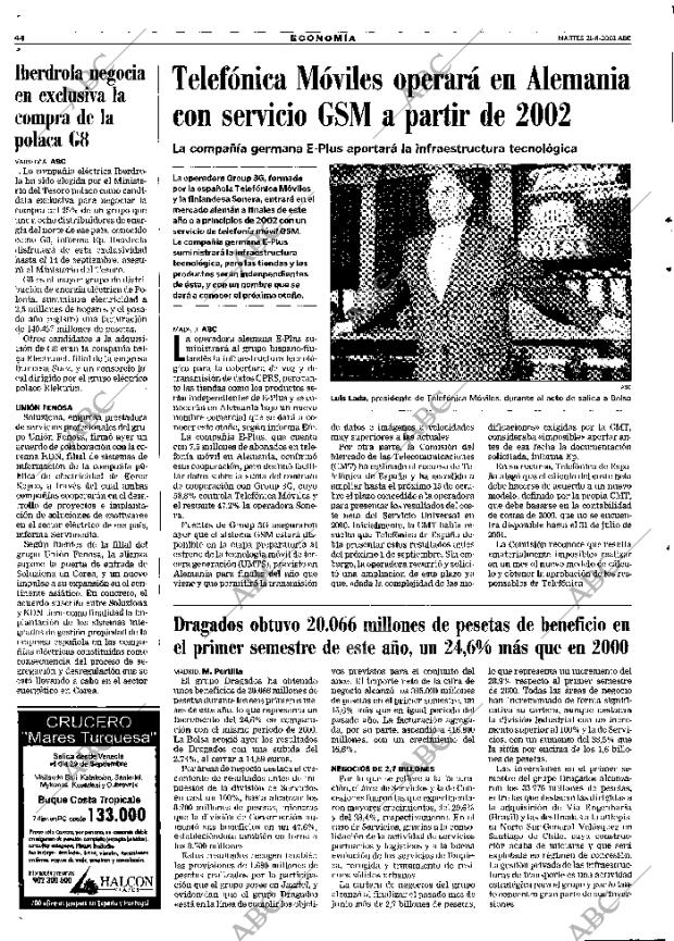 ABC MADRID 21-08-2001 página 44