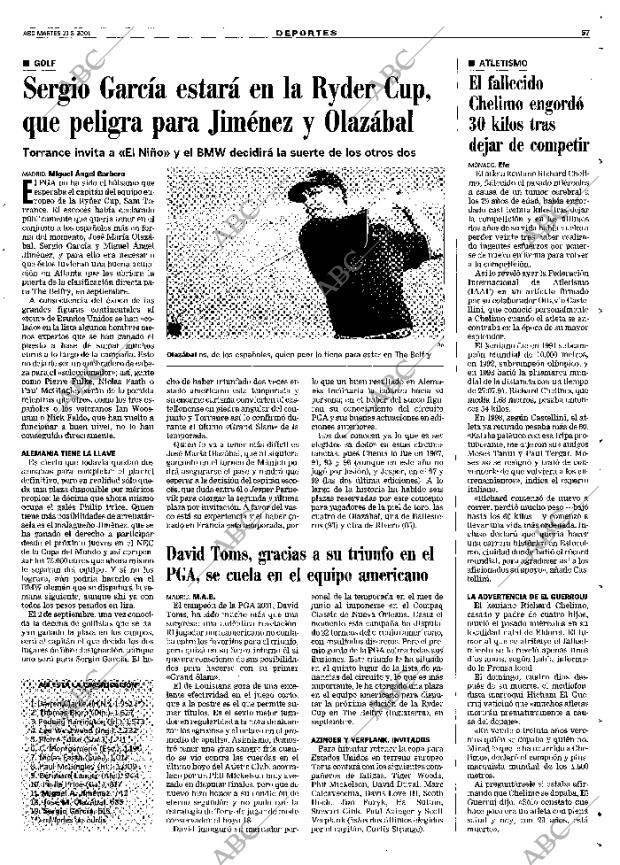 ABC MADRID 21-08-2001 página 57