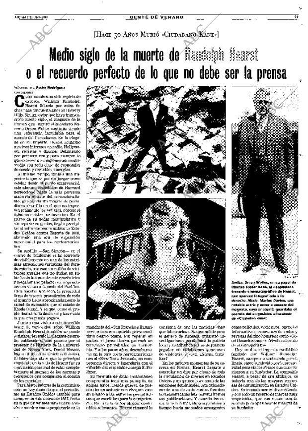 ABC MADRID 21-08-2001 página 77