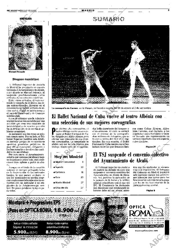 ABC MADRID 22-08-2001 página 87