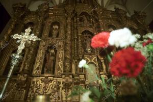 Dos Torres (Córdoba). 25/08/2001. Retablo de la Iglesia de la Asunción