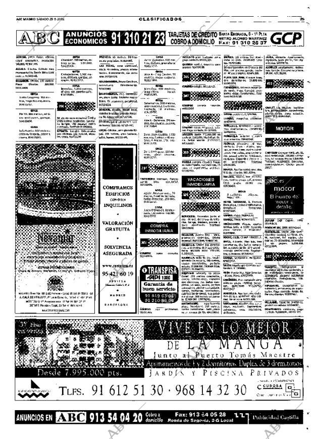 ABC MADRID 25-08-2001 página 105