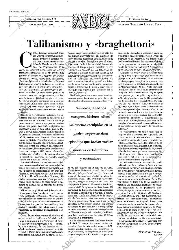 ABC MADRID 25-08-2001 página 3