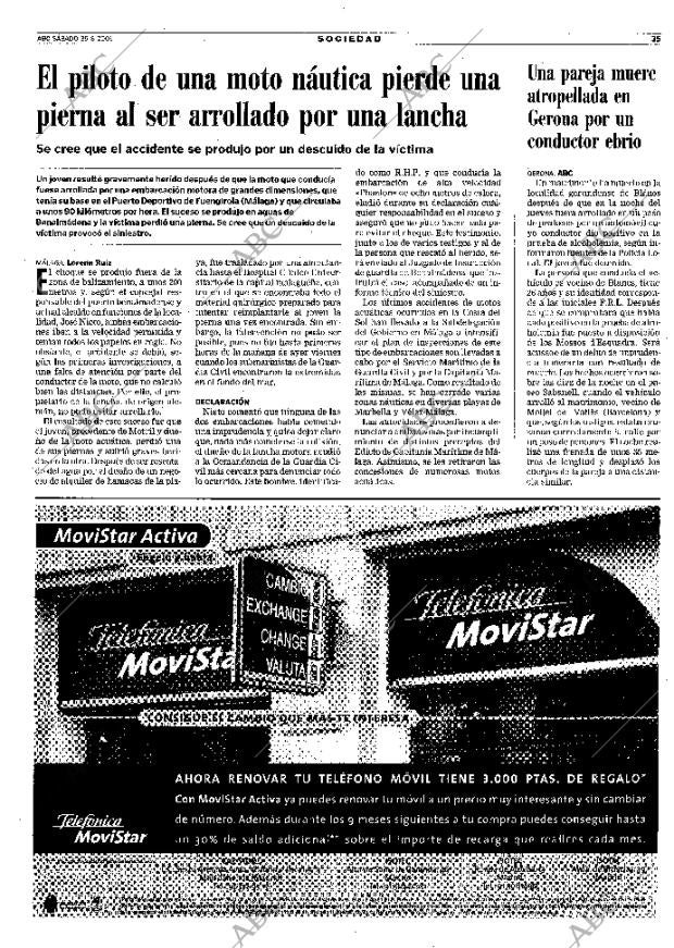ABC MADRID 25-08-2001 página 35