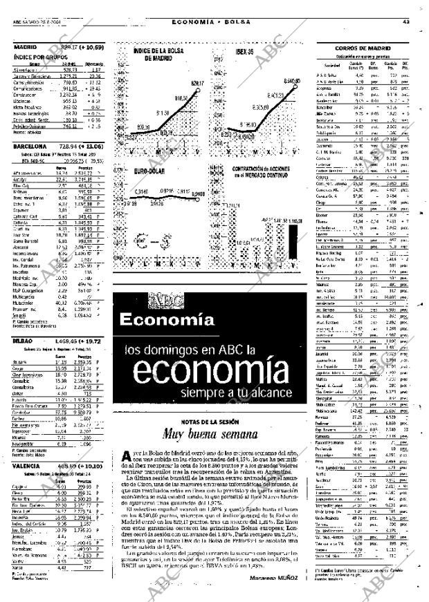 ABC MADRID 25-08-2001 página 43