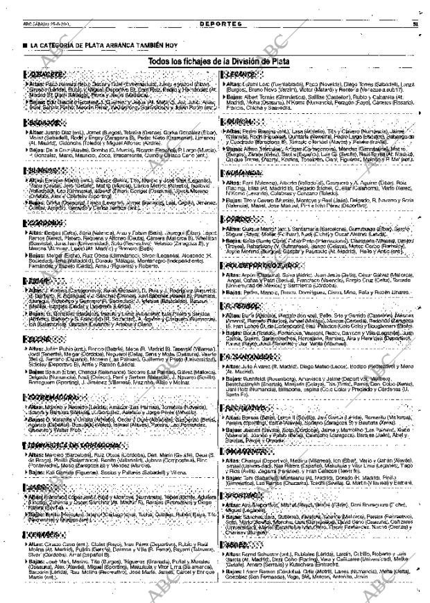 ABC MADRID 25-08-2001 página 51