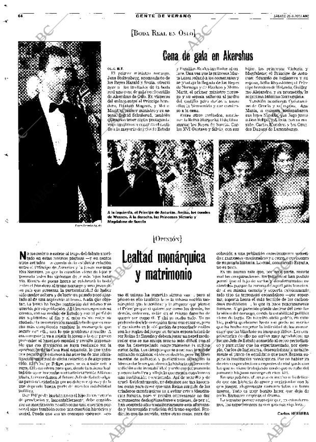 ABC MADRID 25-08-2001 página 64