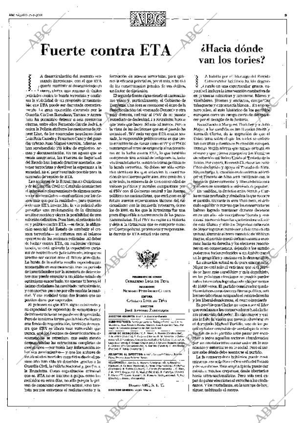 ABC MADRID 25-08-2001 página 9